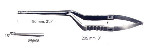 TİTANTUM ANEVRİZMA KLİPS TUTUCU MİNİ 90MM 15' 205MM